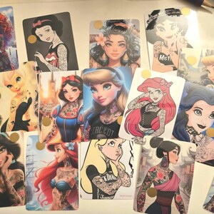 Defi Les Princesses ROCK laminato tagliato in formato A7