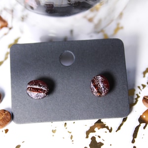 Coffee Bean Studs