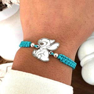 Sterling silver-925-woven-inspired Disney movie character-handmade-made with love-unique gifts-cute jewelry-gifts for her-handcrafted-Stich
