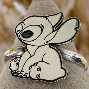 Sterling silver-925-cartoon character ring-disney fans-disney moms-unique gifts-gifts for her-gifts-cute jewelry-made with love
