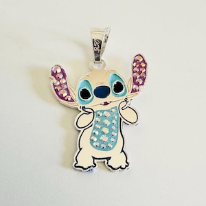 925 sterling silver Stitch, lilo, Disney inspired jewelry handmade made in Mexico