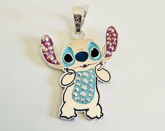925 sterlingzilveren Stitch, lilo, Disney-geïnspireerde sieraden handgemaakt gemaakt in Mexico