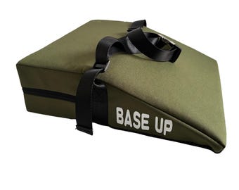 BASE UP PRO | Coussin compensé pour acrobaties | Coussin pour acrobaties à deux | Soulage les douleurs dorsales en position L | Sangle indéchirable | Boucle à clip métallique