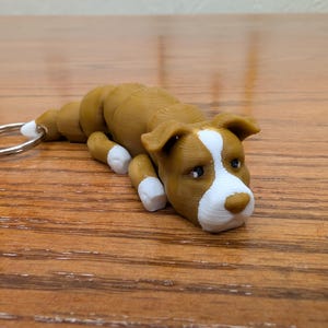 Pitbull, fully articulated flexi guard pit bull dog keychain. Explore our whole line of Littles
