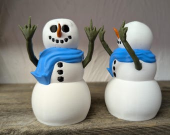 Meet the Little Rude Snowman: Your Winter Sassy Sidekick!