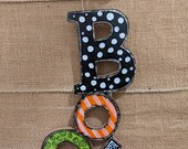 Boo hand painted sign Halloween