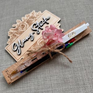 Personalisierter Kugelschreiber aus Resin (Epoxidharz) mit austauschbarer Mine