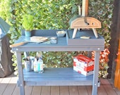 Outdoor pizza oven table | ooni table | sturdy & handmade in sussex