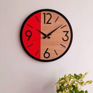 Modern Large Wall Clock.Wall Decor Clock for Home and Office.Easy to Read.Big Size Option,Silent,Non-Ticking.Gift for Her,Friends and Family
