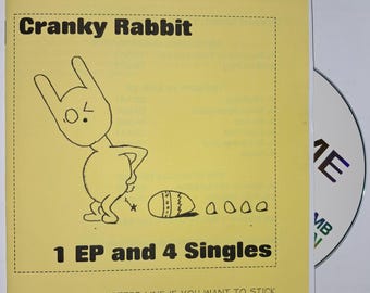 Cranky Rabbit - 1 EP and 4 Singles (electronic dance music CD and zine)