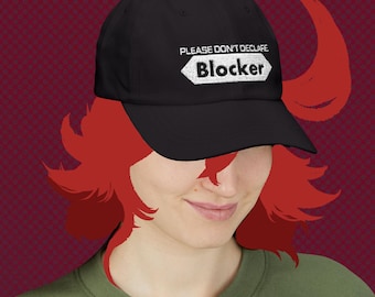 Please don't declare BLOCKER - GUNDAM TCG Adjustable Dad Hat