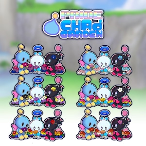 3&quot; Stickers | PRIDE Chao Garden