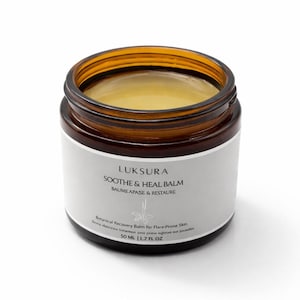 Bálsamo para la hidradenitis supurativa para los brotes de HS, con aceites de caléndula, neem, árnica, tamanu y jojoba.