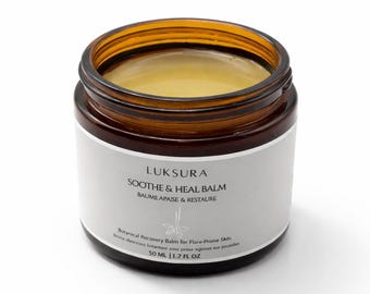 Bálsamo para la hidradenitis supurativa para los brotes de HS, con aceites de caléndula, neem, árnica, tamanu y jojoba.