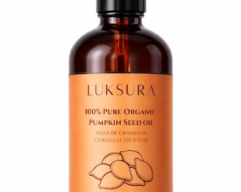 Biologische koudgeperste pompoenpitolie voor dikker haar, pure voedende hoofdhuidolie, herstelt de natuurlijke huidbarrière, 100 ml