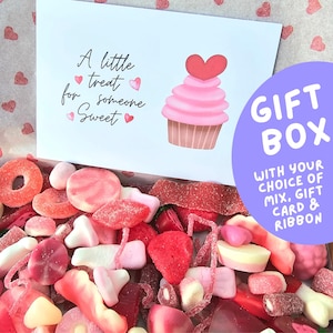Caja de regalo dulce Pick n Mix: regalo para un bebé nuevo, buena suerte, mezcla efervescente, felicitaciones, mejórate pronto, nuevo trabajo, mezcla de gomitas, dulces para buzón