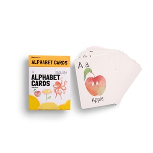 English Alphabet Cards for Toddlers – Phonics Learning & Language Development