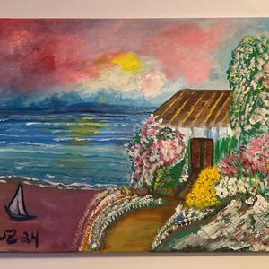 Original oil painting on canvas