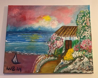 Original oil painting on canvas