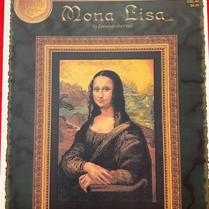 Cross My Heart Mona LisaCSB-64 Cross Stitch Pattern Retired