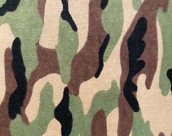 Camo Flanell Stoff AE Nathan Tarnung mit Tiersilhouette