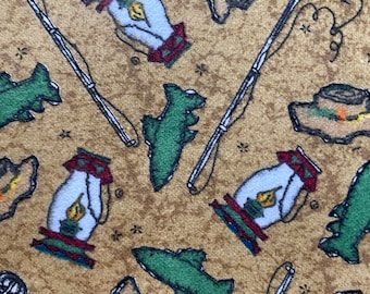 Cabin Fever Muster Flanellstoff Yard Pinnacle Fabrics Retired Wir haben mehrere Meter 100% Baumwolle