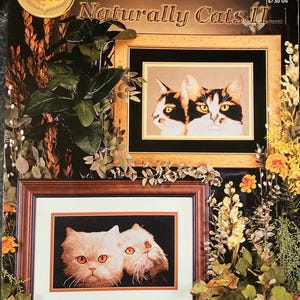 Cross My Heart | Naturally Cats II |  CSB-250 Cross Stitch Pattern Booklet -Retired- Out of Print