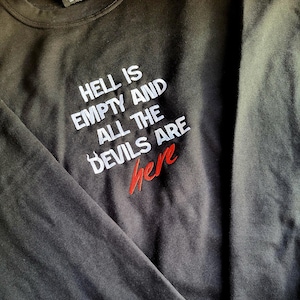 Sudadera de cuello redondo Hell Is Empty