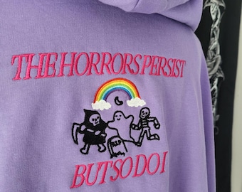 The Horrors Persist-sweater met ronde hals