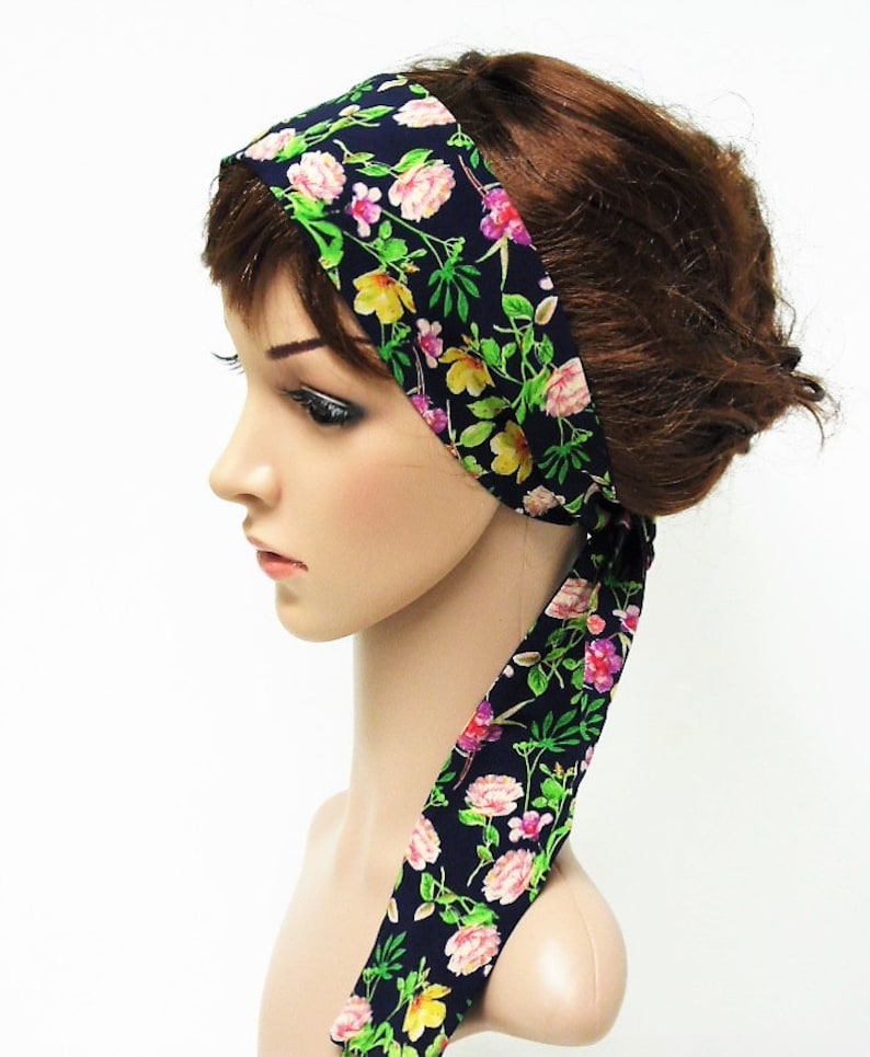 hair tie hair wrap hair scarf headscarf Long chiffon headband hair bandanna
