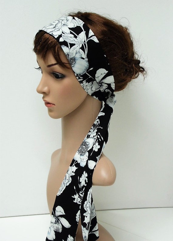 Long Headband Non Slip Hair Tie Vintage Style Hair Scarf Etsy