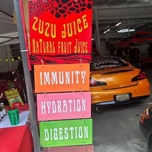 Custom Painted Wooden Vendor Sign | Market Booth Display | Business Name Tent Sign with Product Tags | Farmers Market Signage