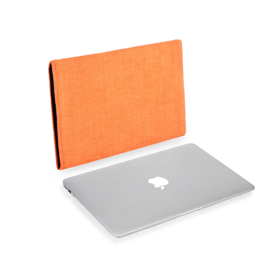 Coque MacBook Pro 14 pouces 2021 NOUVEAU M1 Pro M1 Max 14 pouces 16 pouces  Peau de pêche rembourré Lin Tangerine alternative naturelle aux  synthétiques -  France