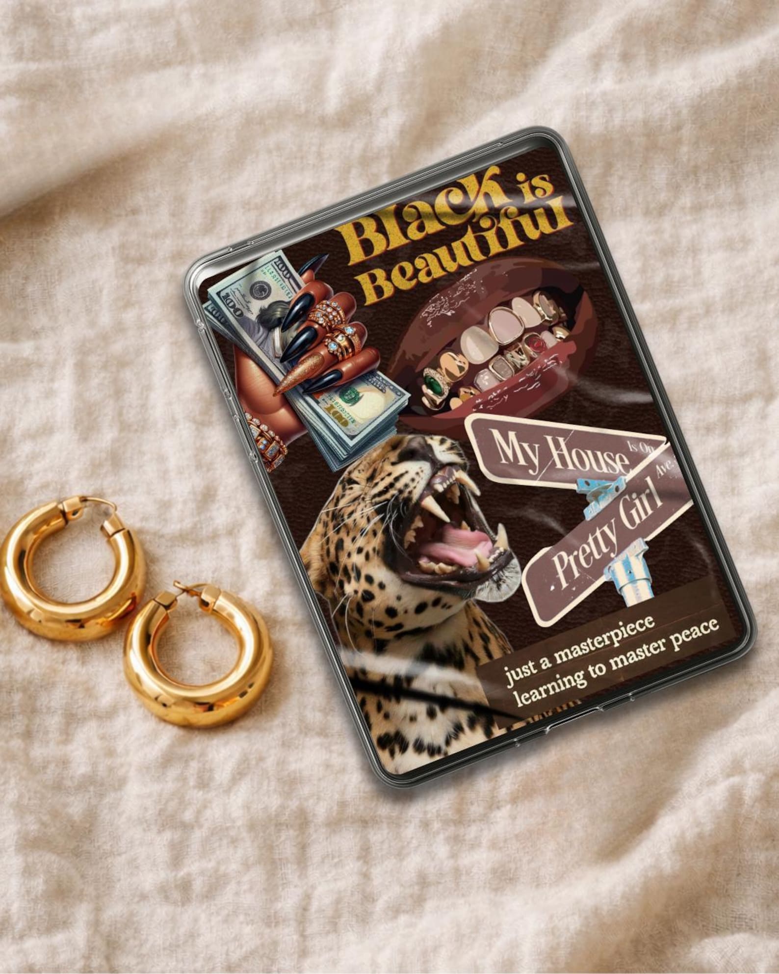 Printable Kindle Insert | Black Girl Aesthetic, Melanin, Booktok ...