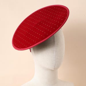 Cocktail Fascinator Velvet Flat Kentucky Derby for Women