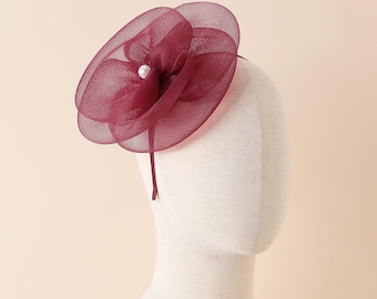 Feder Fascinator Hut: Kentucky Derby Tea Party Haarband