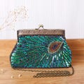 1920s Flapper Peacock Clutch – Vintage Gatsby Sequined & Beaded Evening Handbag product logo