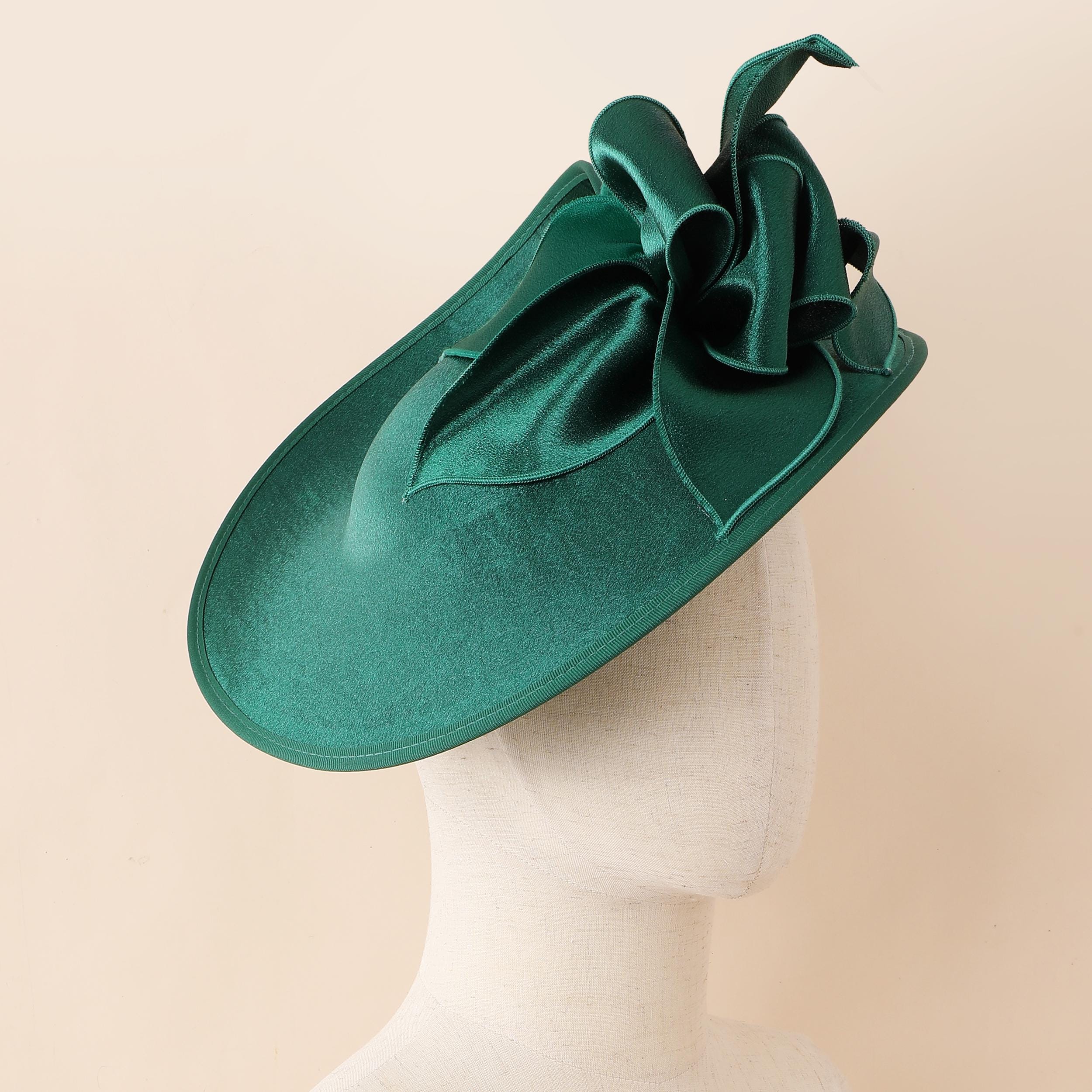 Wide Brim Straw Derby Hat Elegant Feather Fascinator for Cocktail Parties & 1pcs Fascinator Hat Church Hat Women Tea Party Hats Kentucky  main image 2
