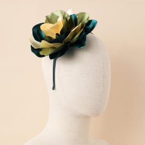 Fascinator Hats for Women-Kentucky Derby Tea Party Hat with Colorful Flowers, Headband & Hair Clip