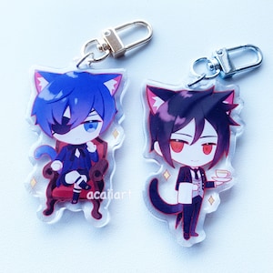 Black Butler Kuroshitsuji Ciel Sebastian Keychains Charms