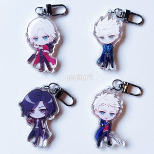 Devil May Cry DMC5 Dante Vergil V Nero Keychains Charms