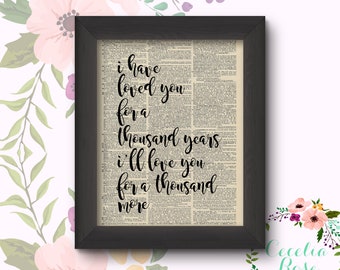 I Have Loved You Etsy Open up your eyes, then you'll realize here i stand with my everlasting love need you by my side, there's no need to hide never be denied, everlasting love. i have loved you etsy