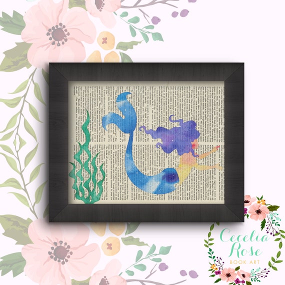 Mermaid with seaweed
