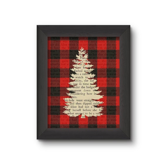 Buffalo Plaid Pine Tree