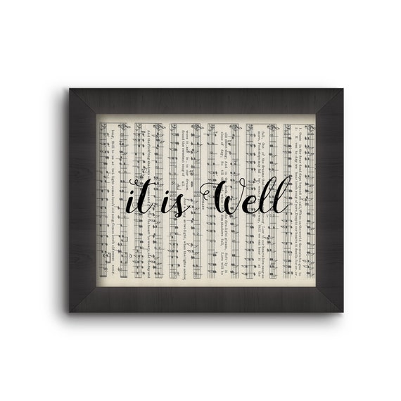 It Is Well