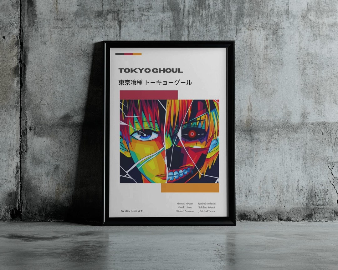 Anime Wall Art, Tokyo Ghoul Poster, Manga Poster, Anime Print, Tokyo ...