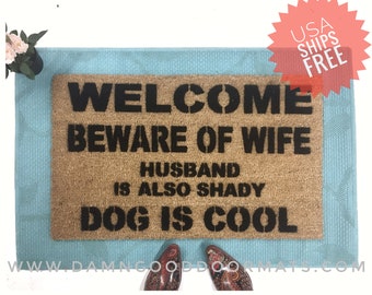 Rude Welcome Mats Etsy