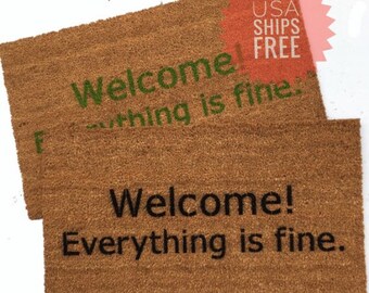 Damn Good Doormat Etsy