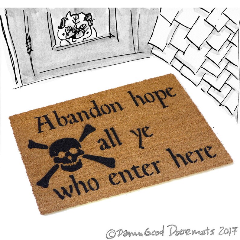 No Soliciting Door Sign Go Away Rude Funny Doormat Do Not Etsy