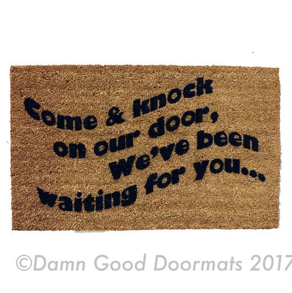 80 S Tv Come And Knock On Our Door We Ve Been Waiting Etsy